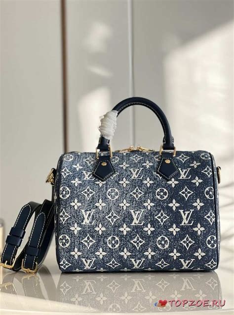 louis vuitton speedy denim bag influencers|louis vuitton bag.